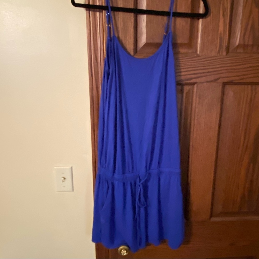 Royal blue romper